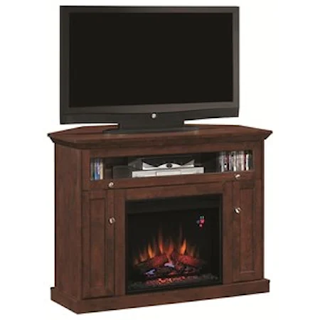 Dual Entertain Media Fireplace Mantel